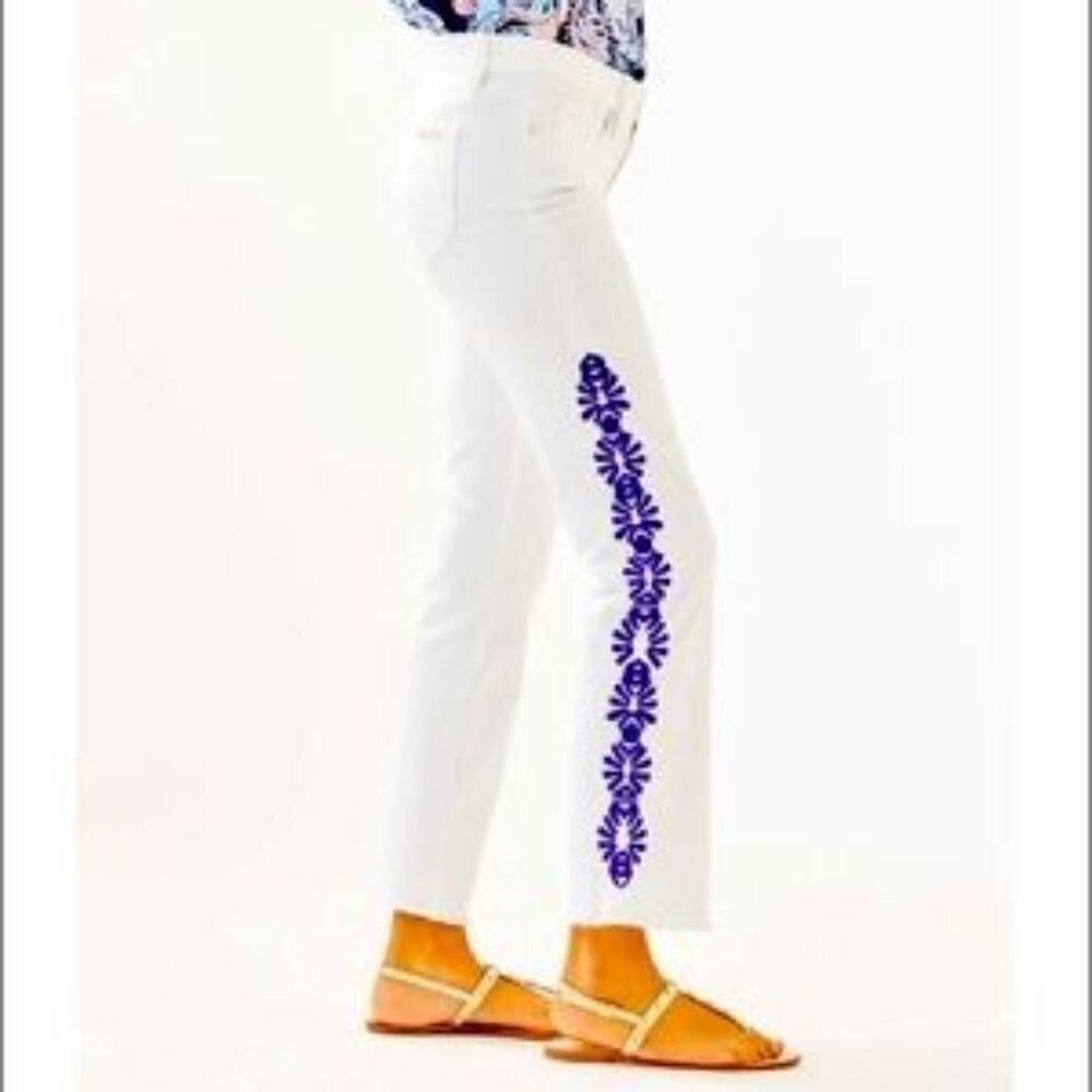 Lilly Pulitzer Crop Flare Pants Size 00